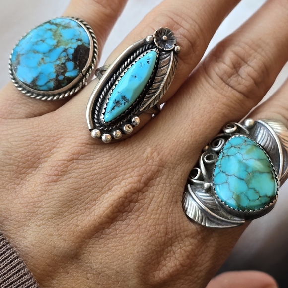 Sterling Turquoise Ring - Picture 5 of 5